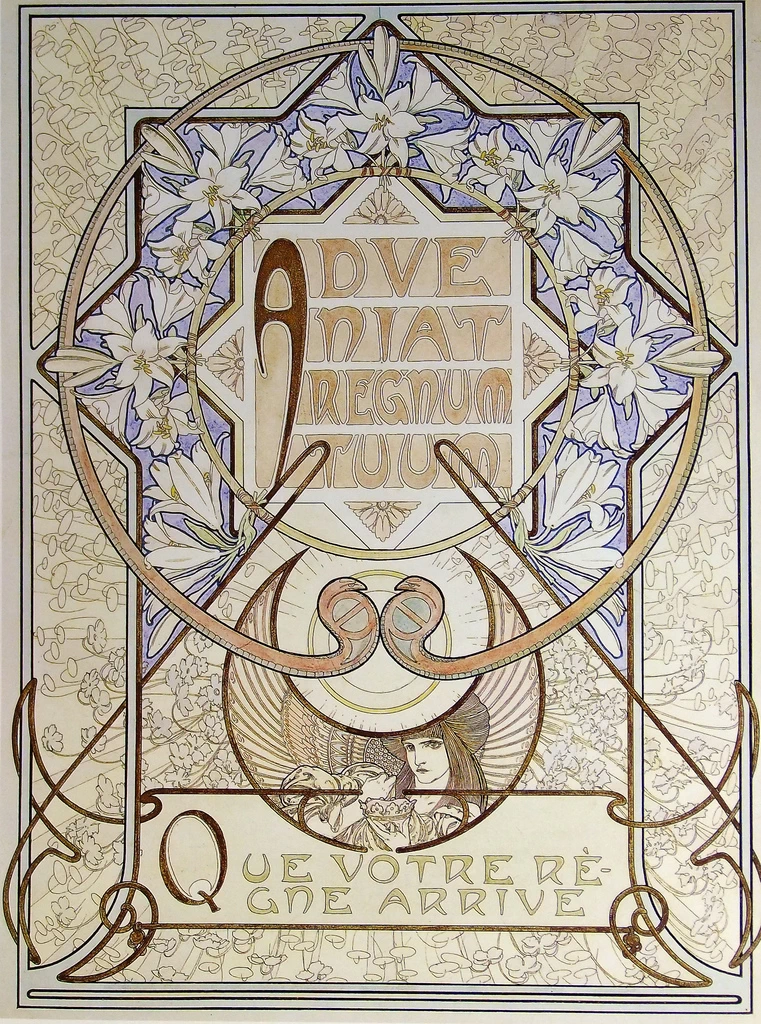 Alfons Mucha - Le Pater 1